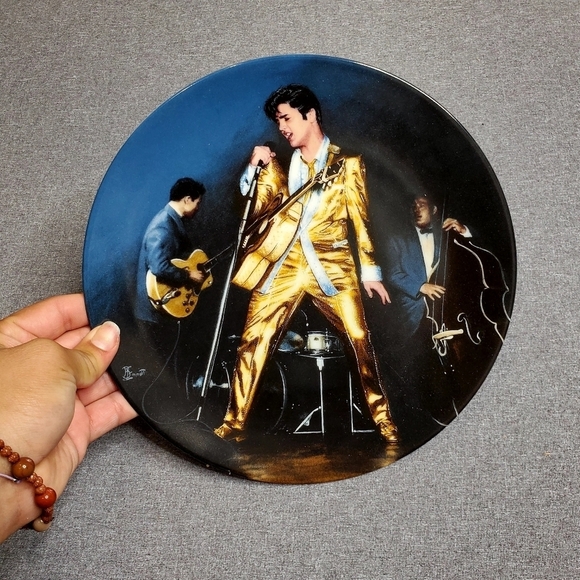 Delphi Elvis Presley 1989 "The Memphis Flash" Collectors Plate - Picture 1 of 2